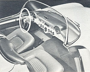 1953 Corvette Interior
