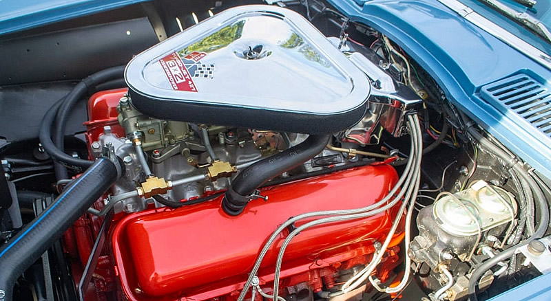 Mighty 427 Turbo-Fire V8 in a 67 Vette