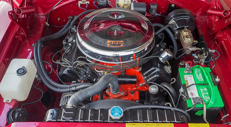 1966 Dodge 426 Hemi V8 - 425 horsepower