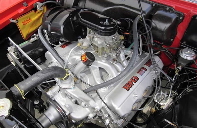 1957 Dodge 325 cubic inch Super Red Ram V8 engine