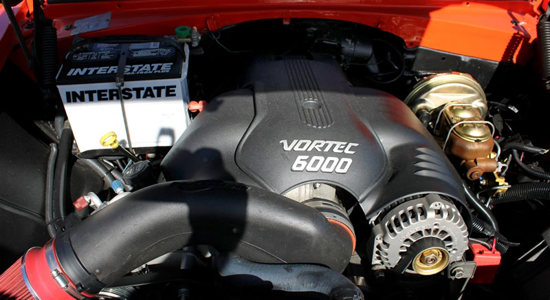 6.0 L fuel injected engine - Vortec 6000 fitted to a 1956 Chevy Nomad