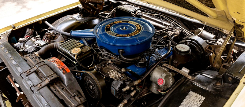 428 cubic inch Super Marauder V8 engine from 1966
