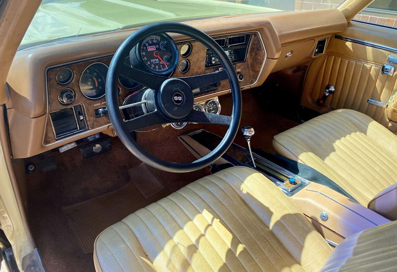 SS interior of a 1970 Chevy Chevelle