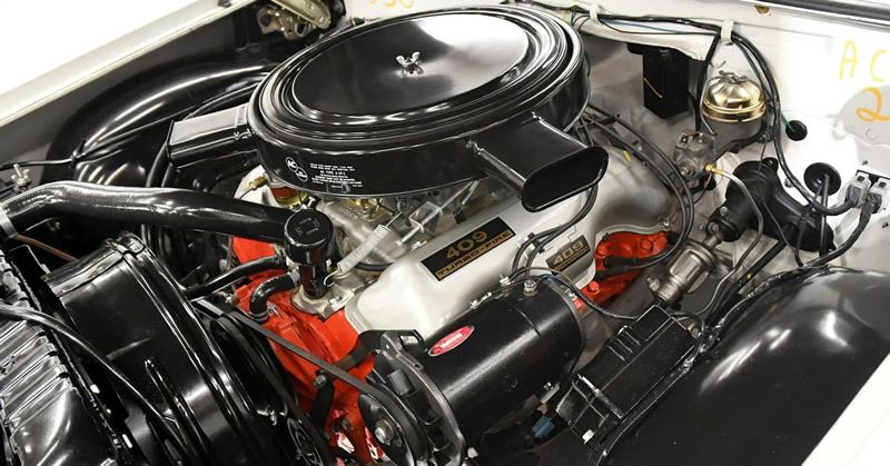 The mighty Chevy 409 V8 engine