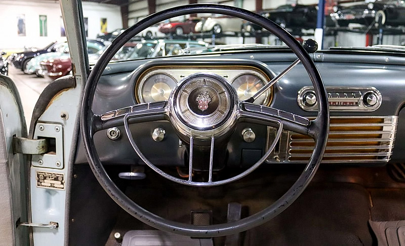 Original  and well preserved dash of a 1953 Packard Clipper