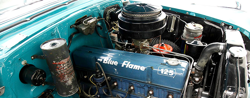 1954 Chevy Blue Flame Six - 235