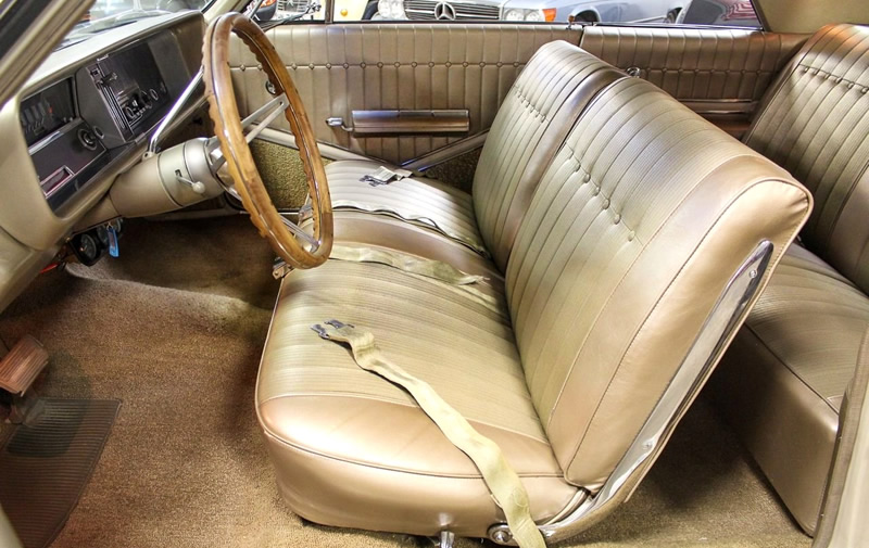 Great looking interior of a 1964 Buick Skylark 2-door coupe