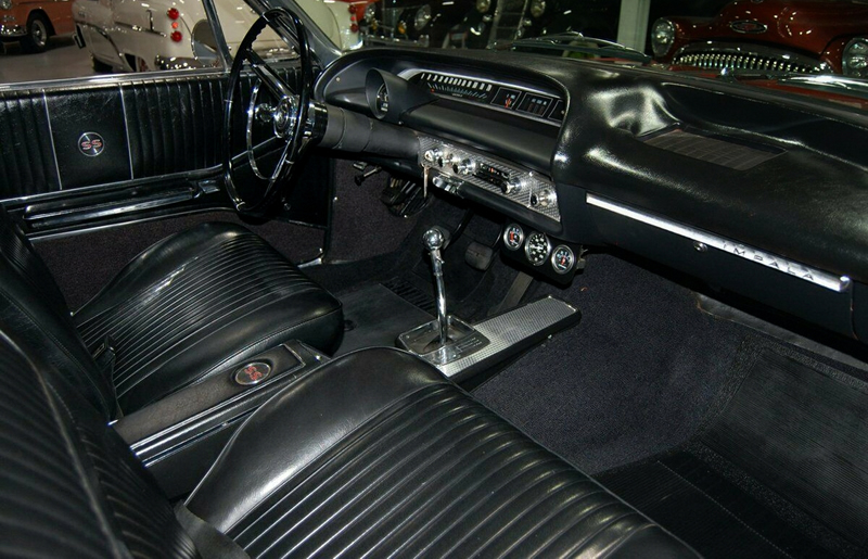 bucket seat SS interior of a 64 Impala