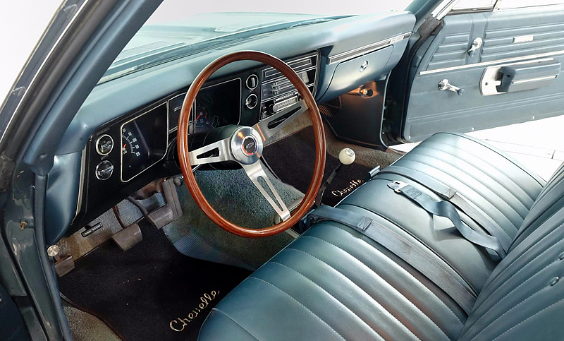 interior shot of a 68 Chevelle SS396