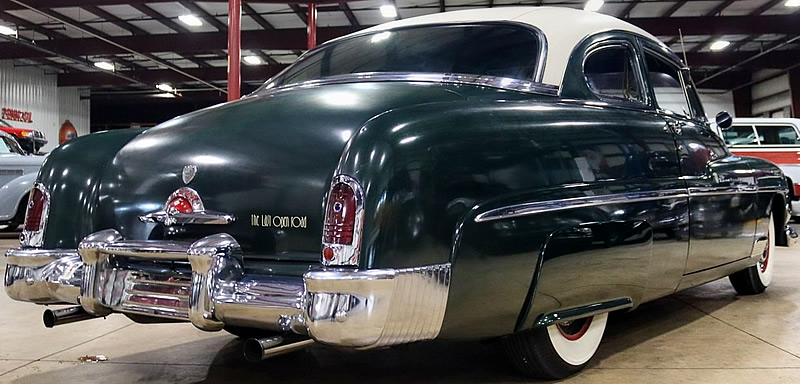 rear view of a 51 Mercury Monterey Coupe