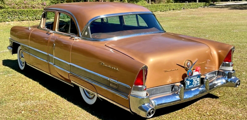 rear view of a 1956 Packard Patrician