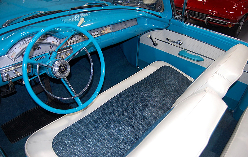 1958 Skyliner cloth and vinyl Interior