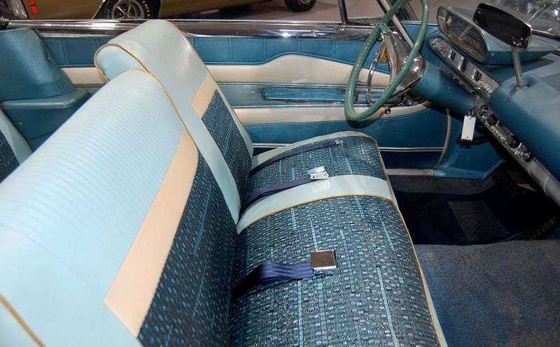 front seats of a 1960 Plymouth FUry