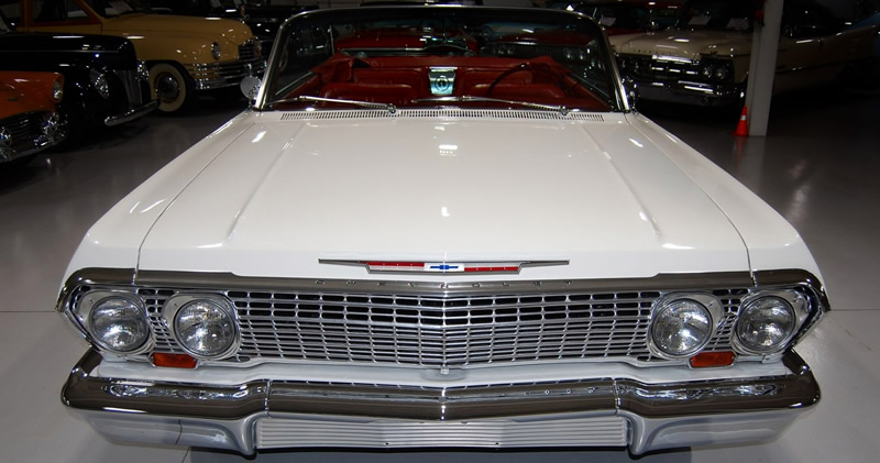 front view of a 1963 Chevrolet Impala SS