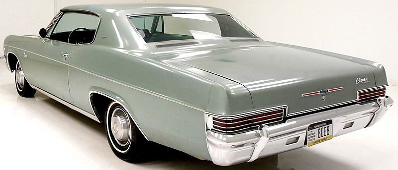 rear view of a 66 Chevy Caprice