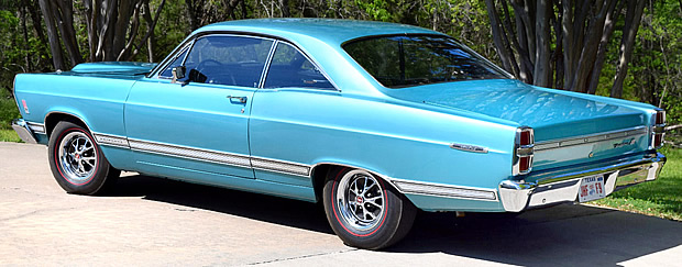 1967 Ford Fairlane 500 Hardtop Rear View