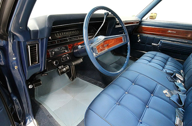 Original interior of a 1970 Chevy Caprice