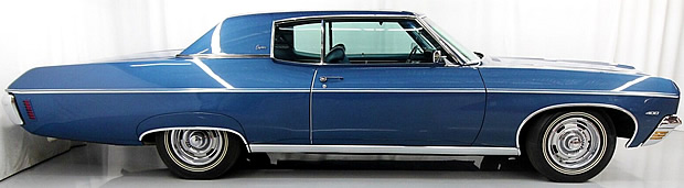 side view of a 70 Chevy Caprice