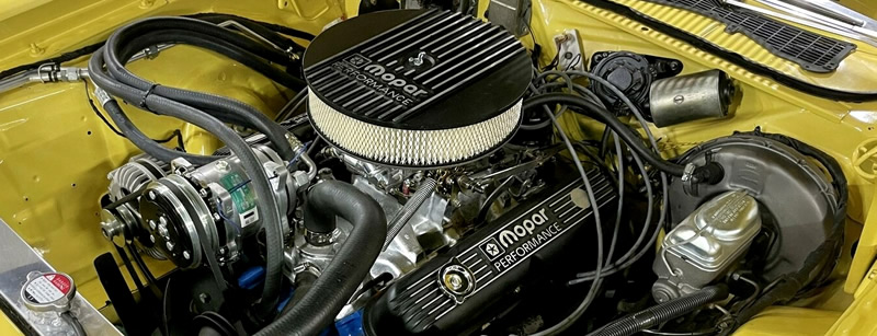 1973 Dodge 340 cubic inch V8 engine