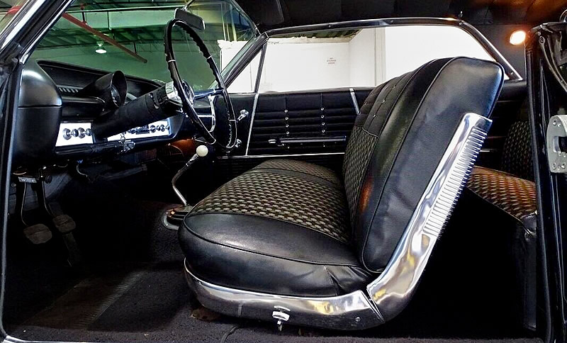 interior of a 64 Impala