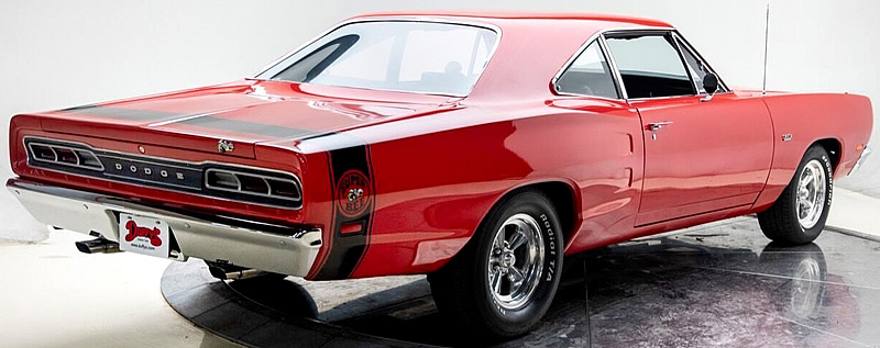 rear view of a 1969 Dodge Super Bee