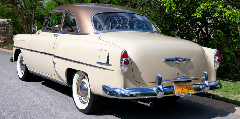 1953 Chevy 210 Club Coupe rear view