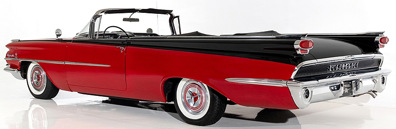 1959 Oldsmobile 88 Convertible rear view