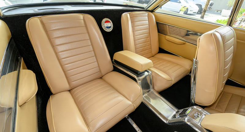 rear bucket seats of a 1960 300F by Chrysler
