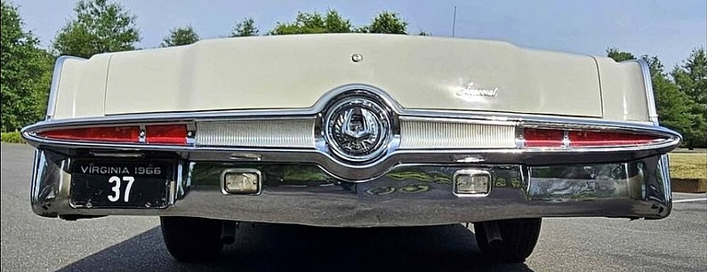 Rear view of a 1966 Imperial Crown